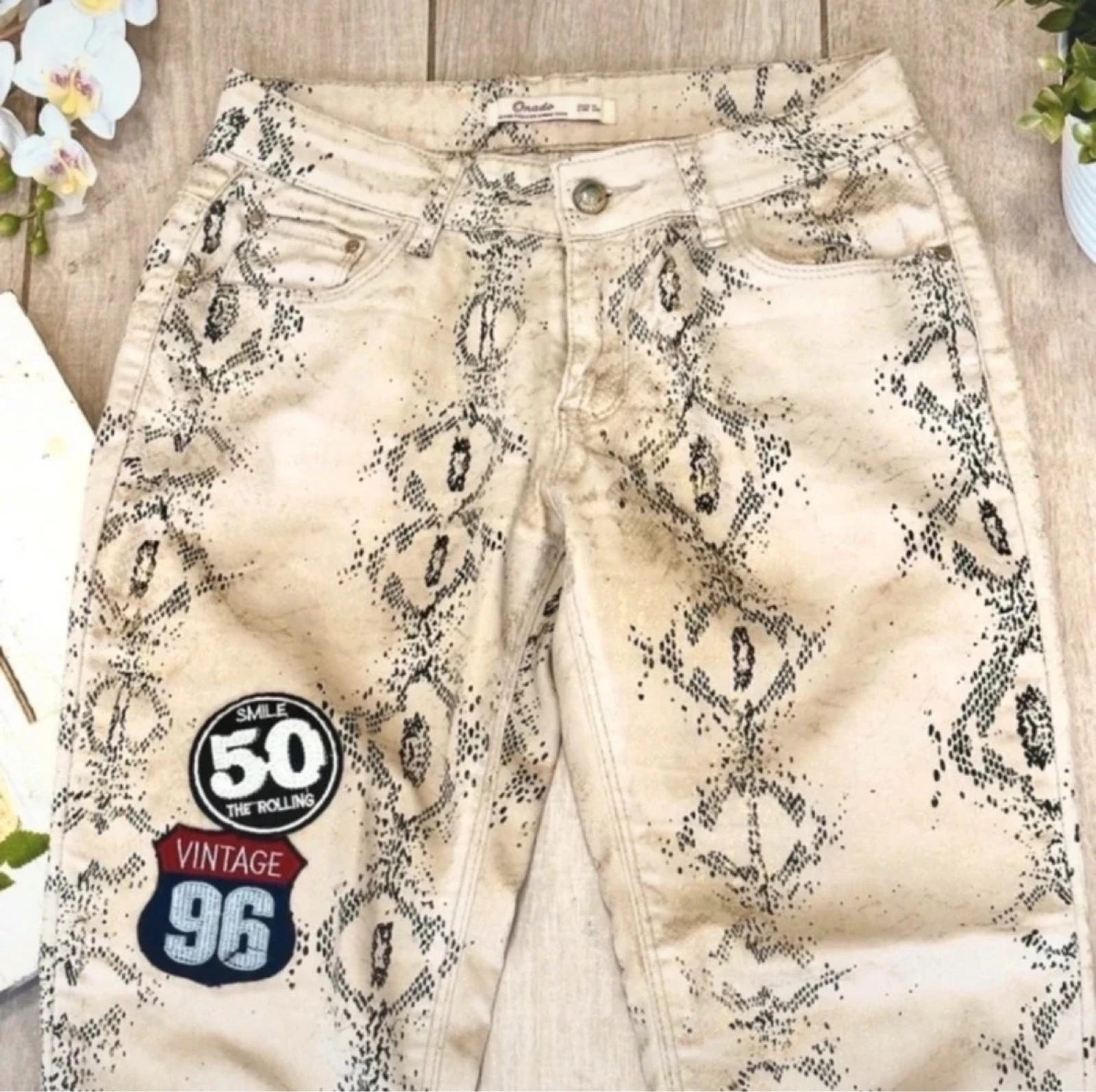 Pantalón elástico animal print – photo 4